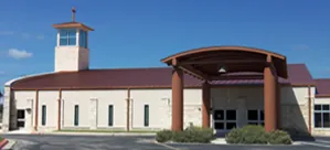Completed commercial glass project