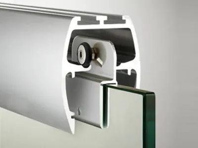 Polished Chrome / Silver shower hardware finish