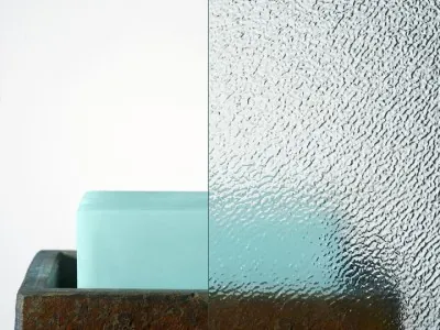 Pattern 62 textured glass sample