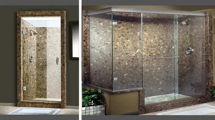 Custom glass installation by Georgetown Glass and Door